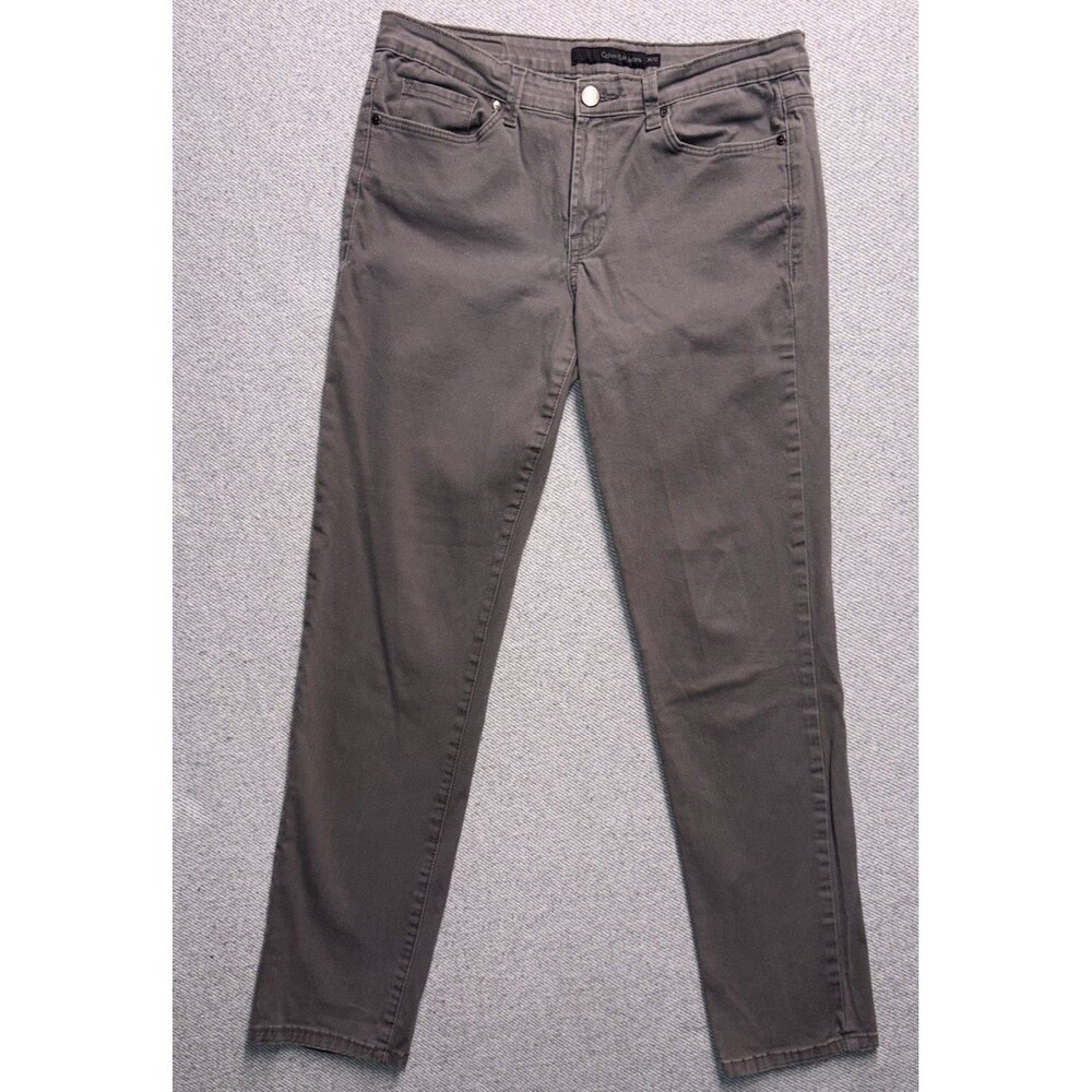 Calvin Klein Jeans Ultimate Skinny Women’s Size 31/12 Gray Stretch Denim